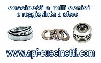 Cuscinetti a rulli conici  30200,32200,32000, 31300 e reggispinta a sfere 5100,51200, 51300, 51400